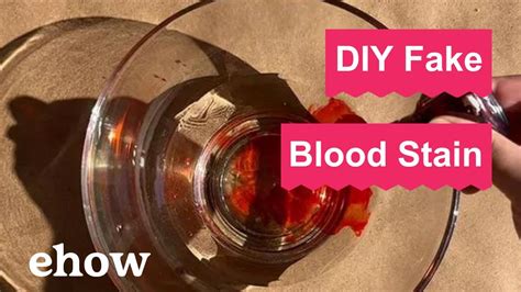 make fake blood stain clothes|recipes for fake blood.